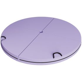 Foldable Crash Mat, Pole Padding with Carrying Handles and EPE Foam for Dance Training and Exercise, Purple