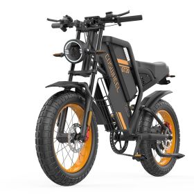 Off-road e-bike Equipped with super motor 1000W 48V25AH lithium battery 20"*4.0 fat tires Specially suitable for touring, sand, snow, mountains and o