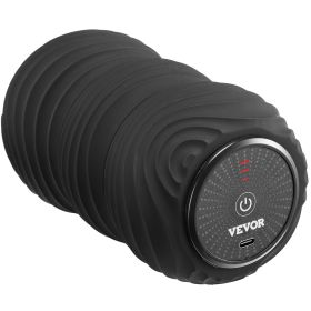 VEVOR Vibrating Peanut Massage Ball, Electric Double Lacrosse Massage Roller with 4 Intensities