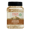 Pride of India | Ginger Fine Ground 6 oz (17 gm) Small Dual Sifter Jar | Easy to Use Blends Well | Perfect for Cooking, Baking, Tea, Curries, Soups |