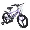 Kids Bike 16 Inch – High Carbon Steel Frame, Magnesium Alloy Wheels, Training Wheels with Night Glow, Adjustable Seat, Water Bottle – Girls & Boys Bi